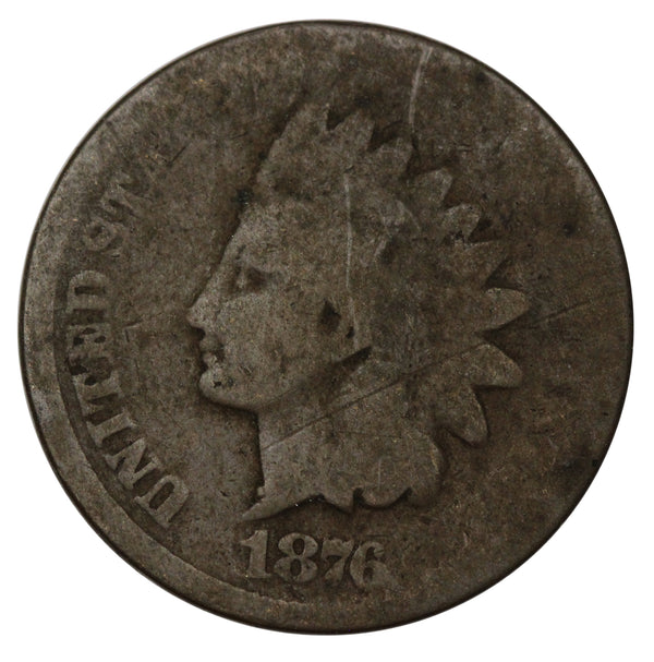1876 -P Indian Head cent 1c - GD Good Condition (2024)