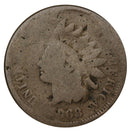 1868 -P Indian Head cent 1c - AG Almost Good Condition (2032)