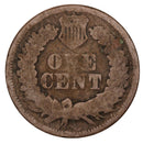 1868 -P Indian Head cent 1c - AG Almost Good Condition (2036)