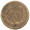 1862 -P Indian Head cent 1c - XF Extra Fine details Condition (2041)