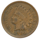 1900 -P Indian Head cent 1c - XF Extra Fine Condition (2042) 4 diamonds