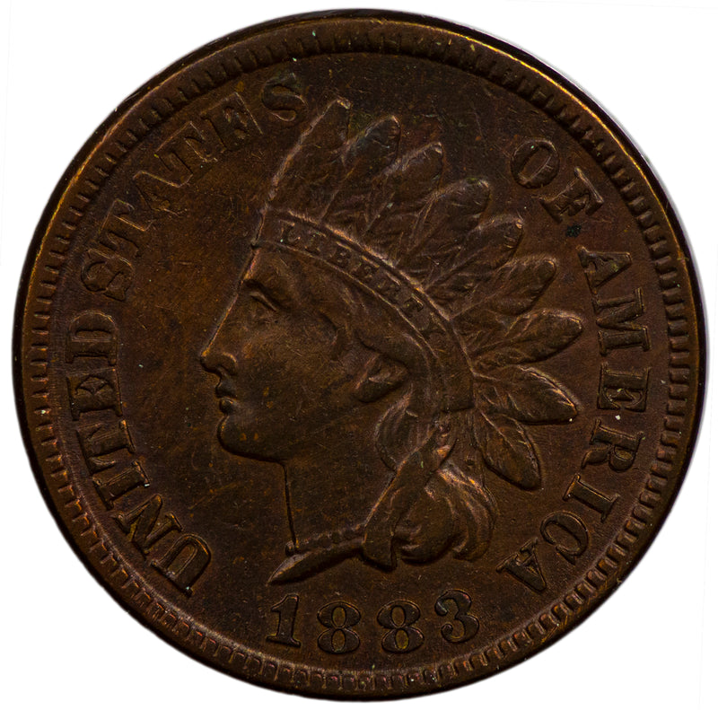 1883 -P Indian Head cent 1c - XF Extra Fine Condition (2048)