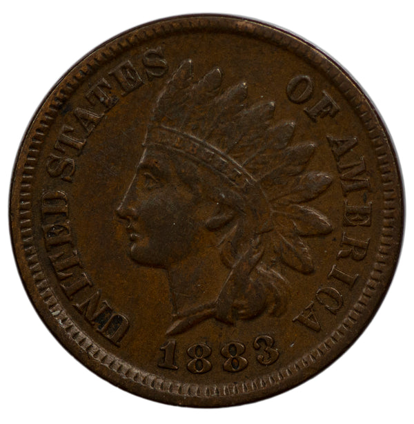 1883 -P Indian Head cent 1c - XF Extra Fine Condition (2049)