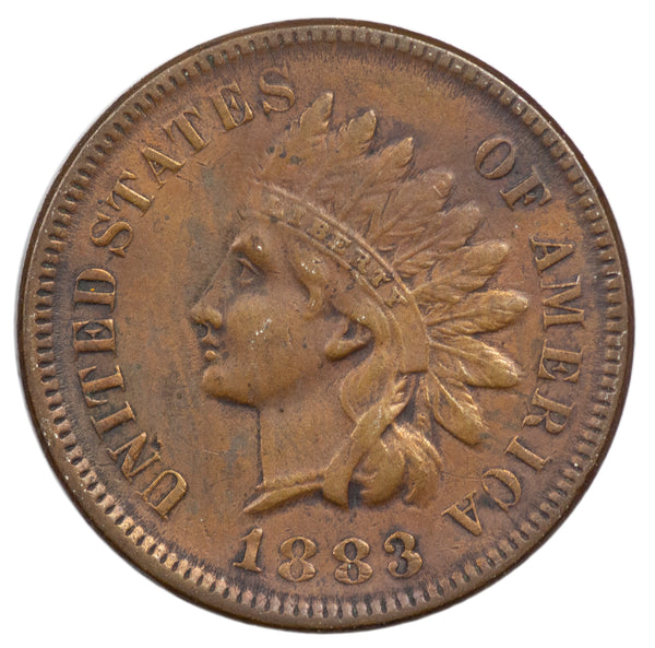 1883 -P Indian Head cent 1c - XF Extra Fine Condition (2050)