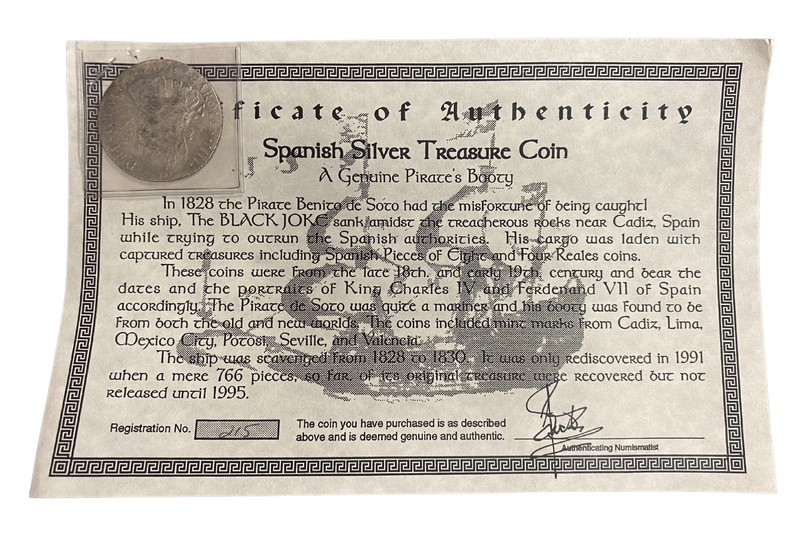 8 Reales Coin 1797 - Carolus IIII