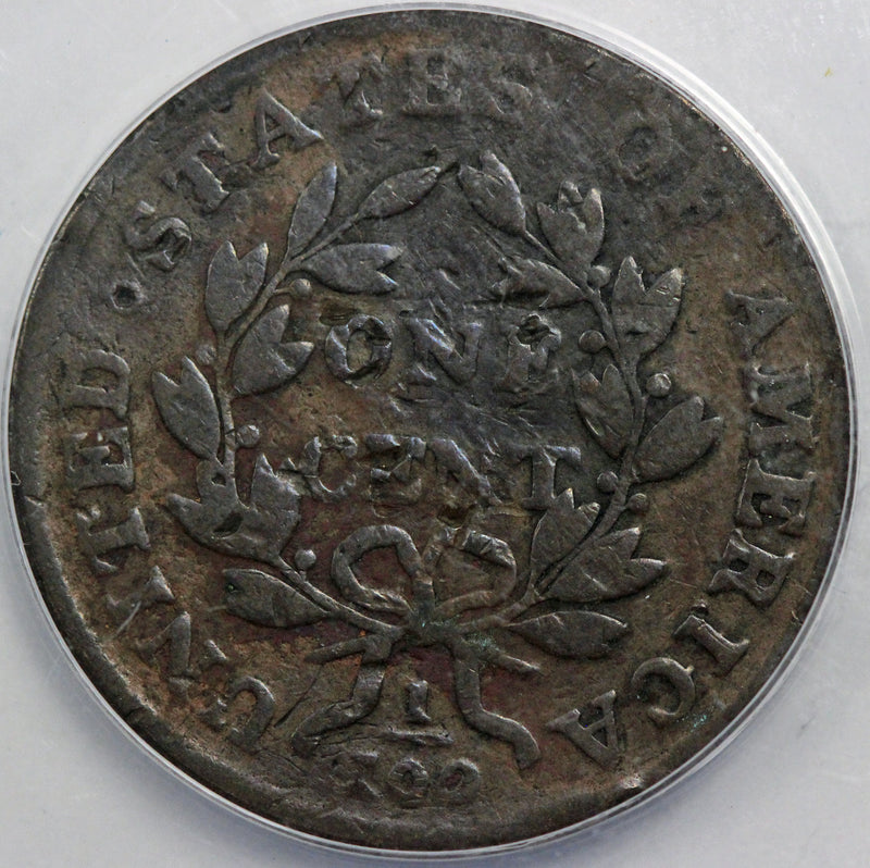 1800 / 79 Draped Bust Large cent ANAC Good 4 details (AP 22063)