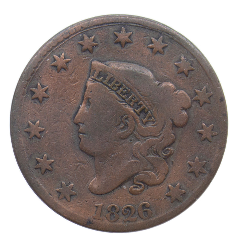 1926 Coronet Head Large cent (22065)