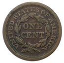 1852 -P Braided Hair Large Cent - (AP 22071)