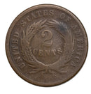 1865 US Two Cent - Fancy 5 Version - Ungraded (22073)