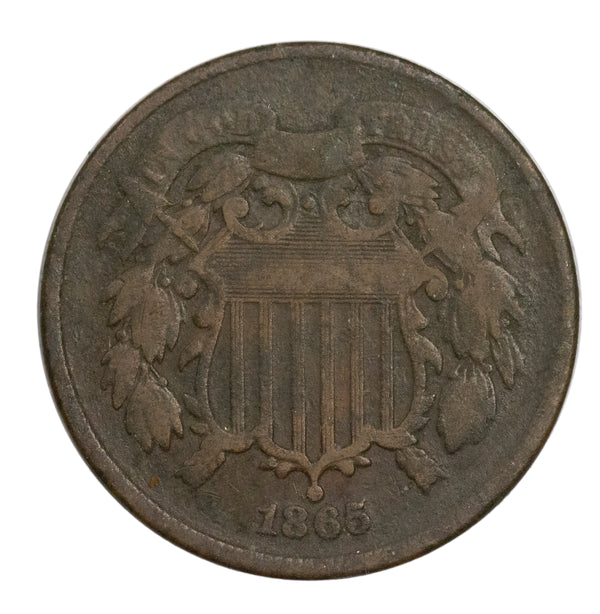 1865 US Two Cent -  Ungraded (22074)