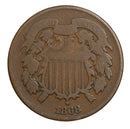 1868 US Two Cent -  Ungraded (22075)