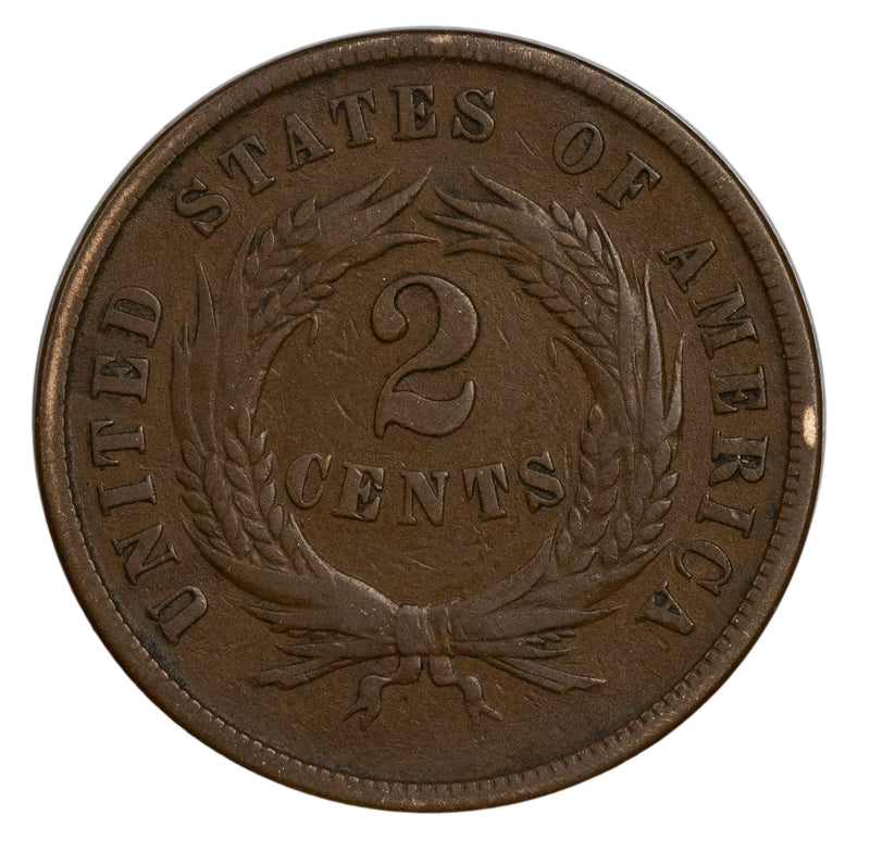 1864 US Two Cent -  Ungraded (22076)