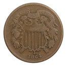 1864 US Two Cent -  Ungraded (22077)