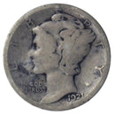 1921 -P Mercury Dime 10c - AG Almost Good Condition (30014)