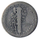 1921 -D Mercury Dime 10c - AG Almost Good Condition (30016)