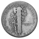 1921 -D Mercury Dime 10c - VG Very Good Condition (30023)