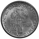 1938 -D Mercury Dime 10c - Gem BU Condition (30027) Full Split Bands