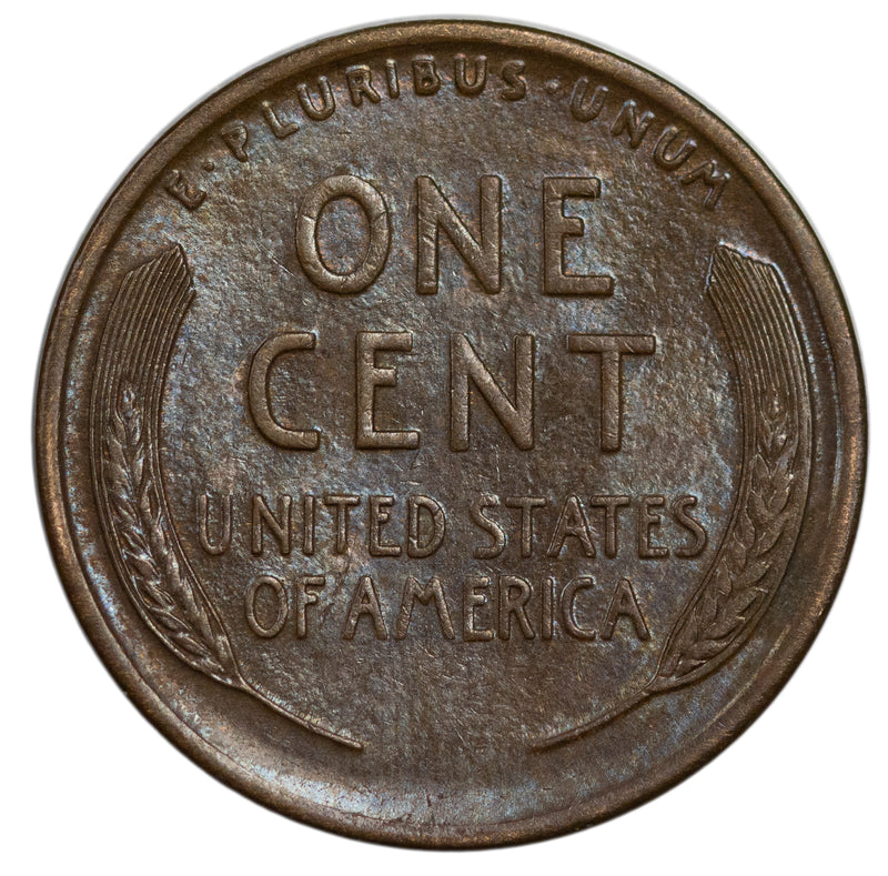 1915 -D Lincoln wheat cent 1c - AU almost unc (44103)