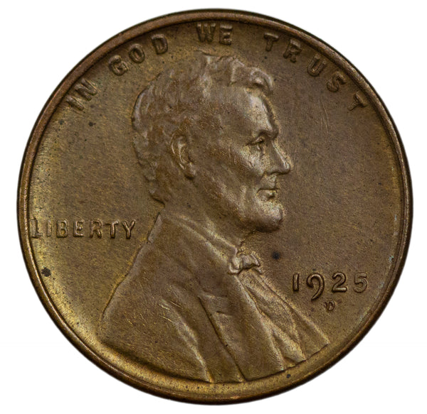 1925 -D Lincoln wheat cent 1c - BU Condition (44106)