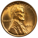 1935 -P Lincoln wheat cent 1c - Gem BU Condition (44113)