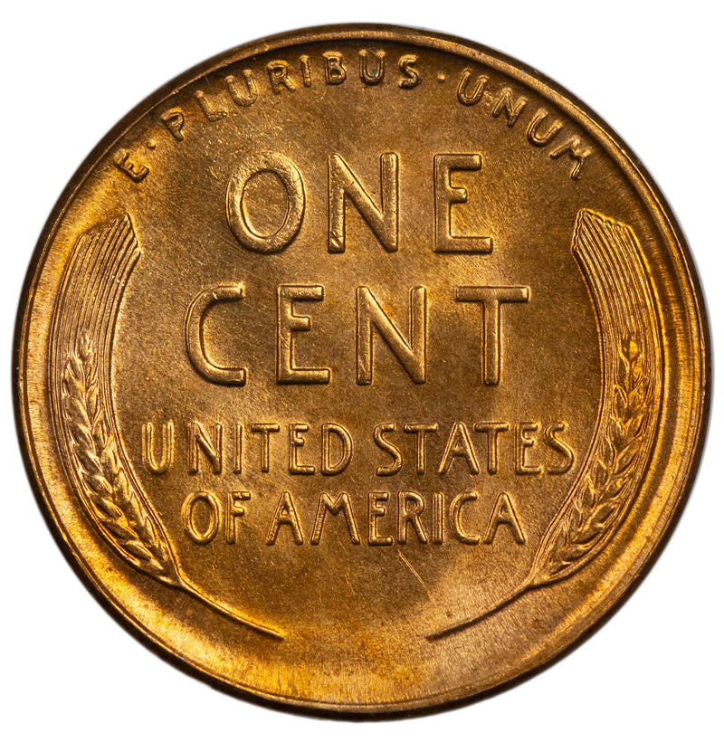 1934 -D Lincoln wheat cent 1c - Gem BU Condition (44114)