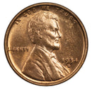 1934 -D Lincoln wheat cent 1c - Gem BU Condition (44115)