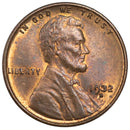 1932 -D Lincoln wheat cent 1c - BU Condition (44132)