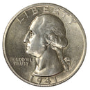 1941 -S  Washington Quarter 25c - Choice BU Condition (AP 55017)