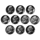 1960-1969 Proof & SMS Jefferson Nickel Run 10 Coins