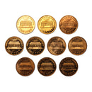 1960-1969 Proof & SMS Lincoln Memorial Cent Run 10 Coins
