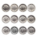 1968-1979 S Proof Roosevelt Dime Run CN-Clad 12 Coins