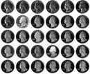 1968-1998 S Proof Washington Quarter Run 30 Coins
