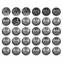 1968-1998 S Proof Washington Quarter Run 30 Coins