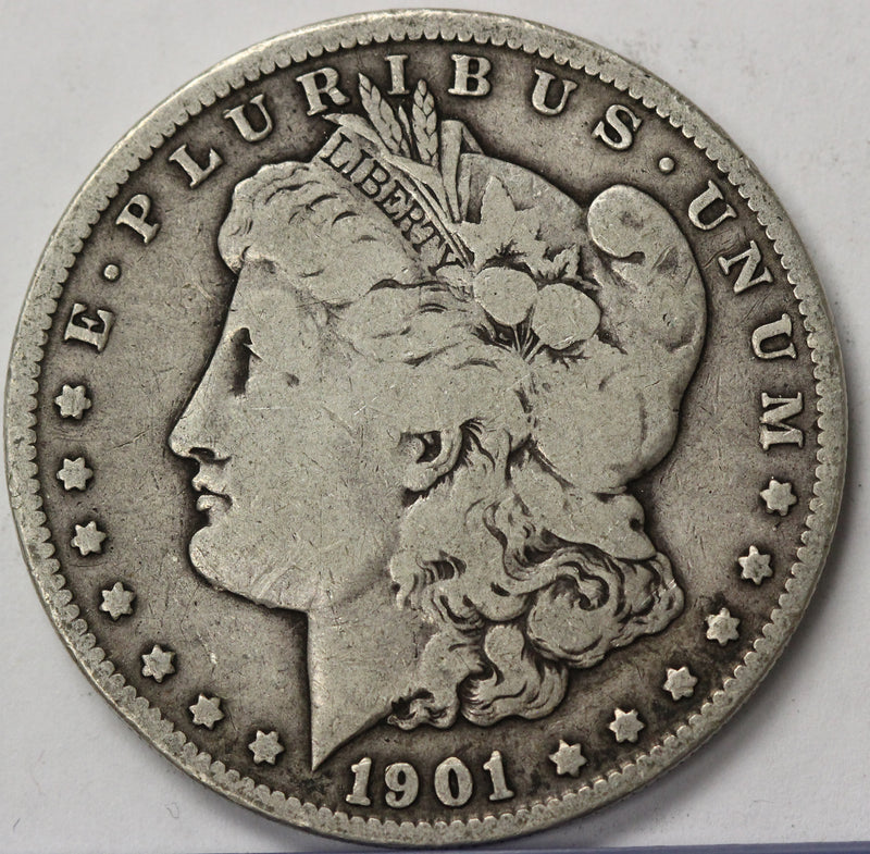 1901 -O Morgan Silver Dollar - VG Condition (7033)