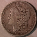 1878 -S Morgan Silver Dollar - VF Condition (7053)