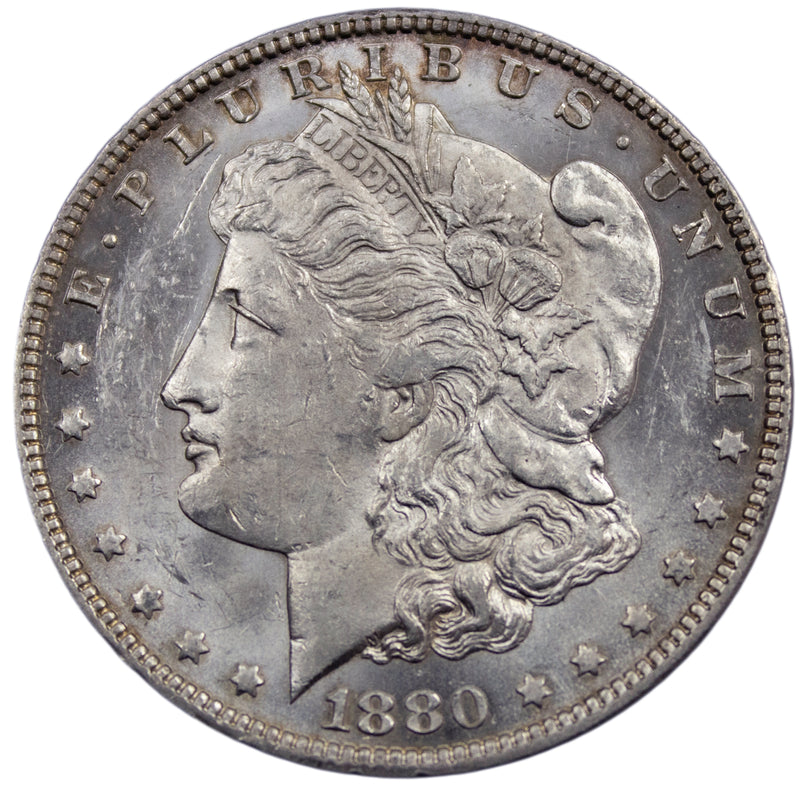 1880 -O  Morgan Silver Dollar - Choice AU Condition Tougher Date (AP 7062)