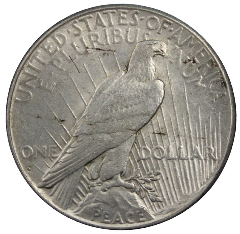 1928 -S  Peace Silver Dollar - XF Extra Fine Condition (AP 8010)