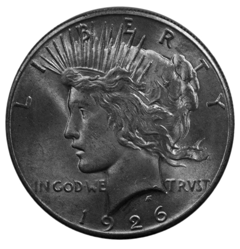 1926 -P  Peace Silver Dollar - Choice AU Condition (AP 8016)