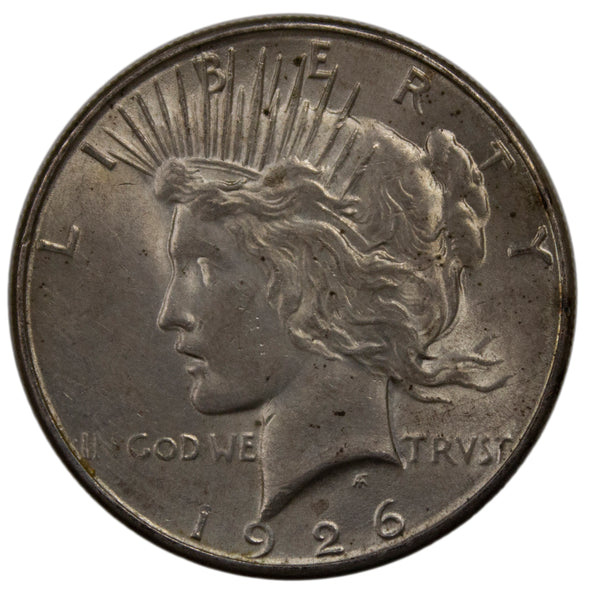 1926 -S  Peace Silver Dollar - XF Extra Fine Condition (AP 8017)