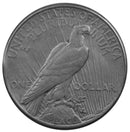 1935 -P  Peace Silver Dollar - XF Extra Fine Condition (AP 8027)