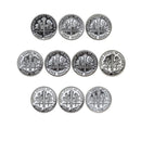 1980-1989 S Proof Roosevelt Dime Run CN-Clad 10 Coins