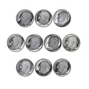 1980-1989 S Proof Roosevelt Dime Run CN-Clad 10 Coins