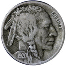 1920 -D Buffalo Nickel 5c - FN Fine Condition (AP 9007)