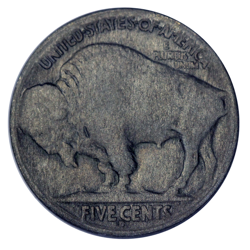 1914 -D Buffalo Nickel 5c - GD Good Condition (AP 9053)