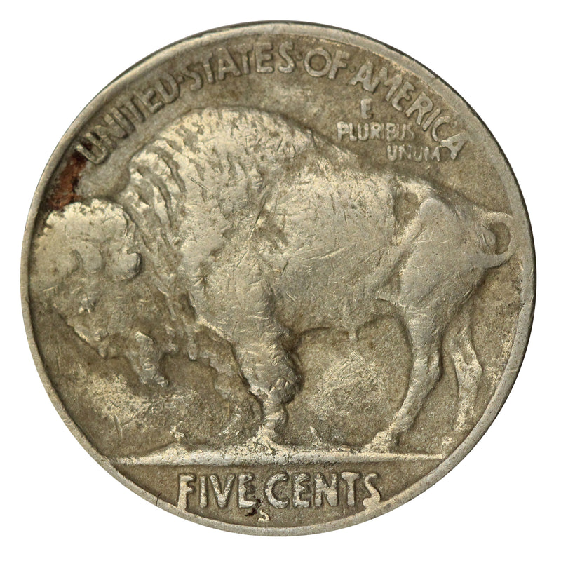 1927 -S Buffalo Nickel 5c - XF Extra Fine Condition (AP 9057)