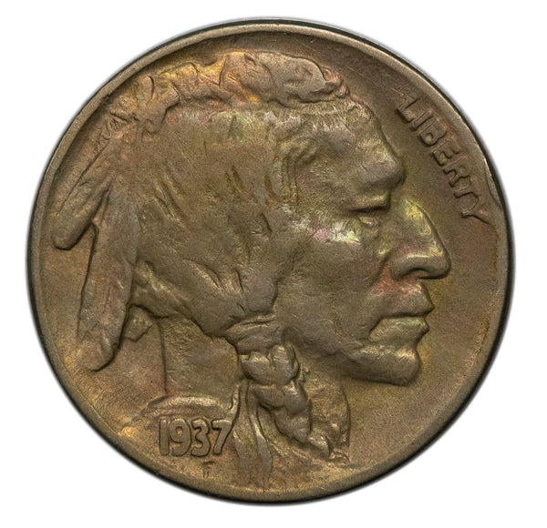 1937 -D Buffalo Nickel RARE 3 Legged - XF Extra Fine Condition (9079)