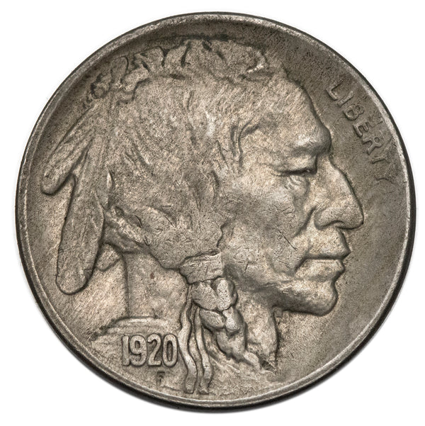 1920 -S Buffalo Nickel - Choice AU (9096)