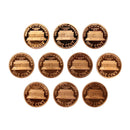 1990-1999 S Proof Lincoln Memorial Cent Run 10 Coins
