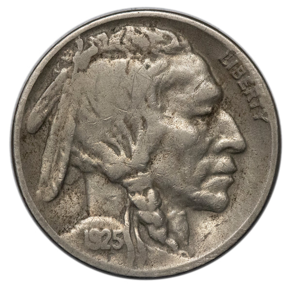 1925 -D Buffalo Nickel - VF Very Fine Condition (9101)