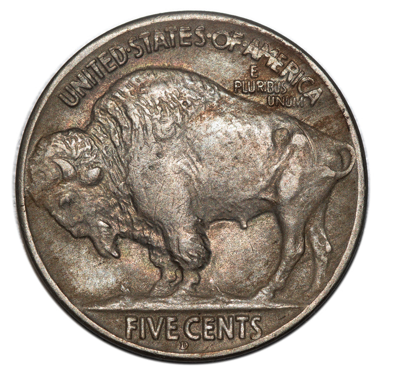 1913 -D Buffalo Nickel Type 2 Full Horn - AU almost unc (9104)